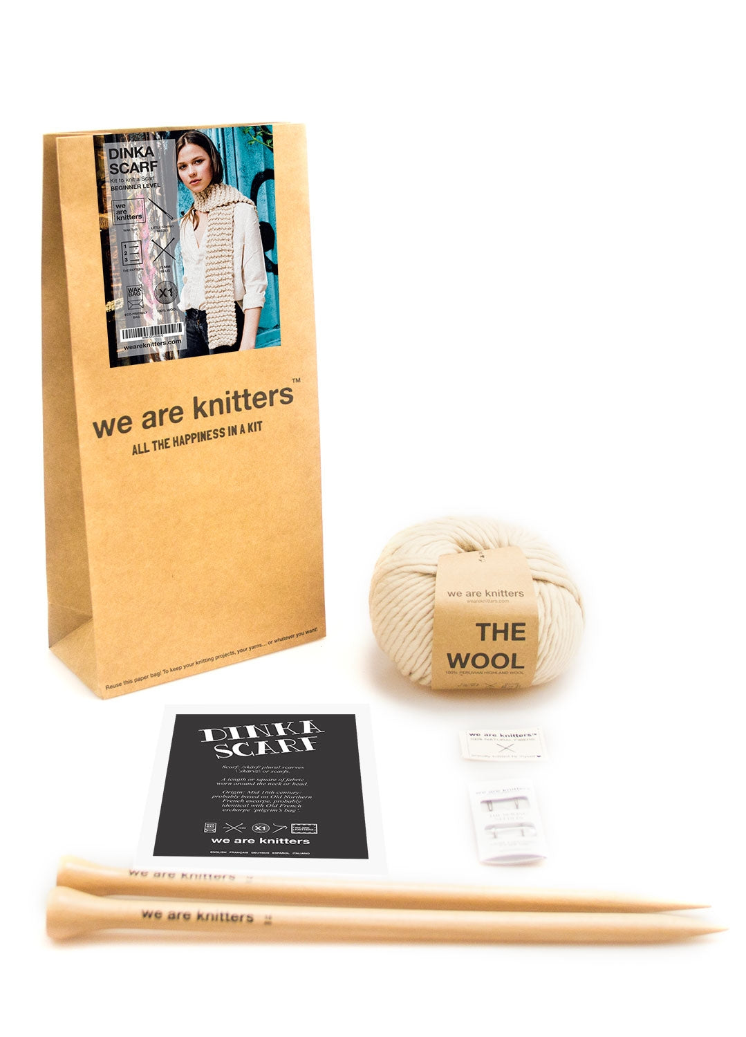 Dinka Scarf Kit - Yummy Yarn Version