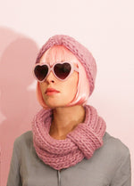 Blueberry Muffin Snood and Headband x @trustthemojo Kit - Yummy Yarn Version