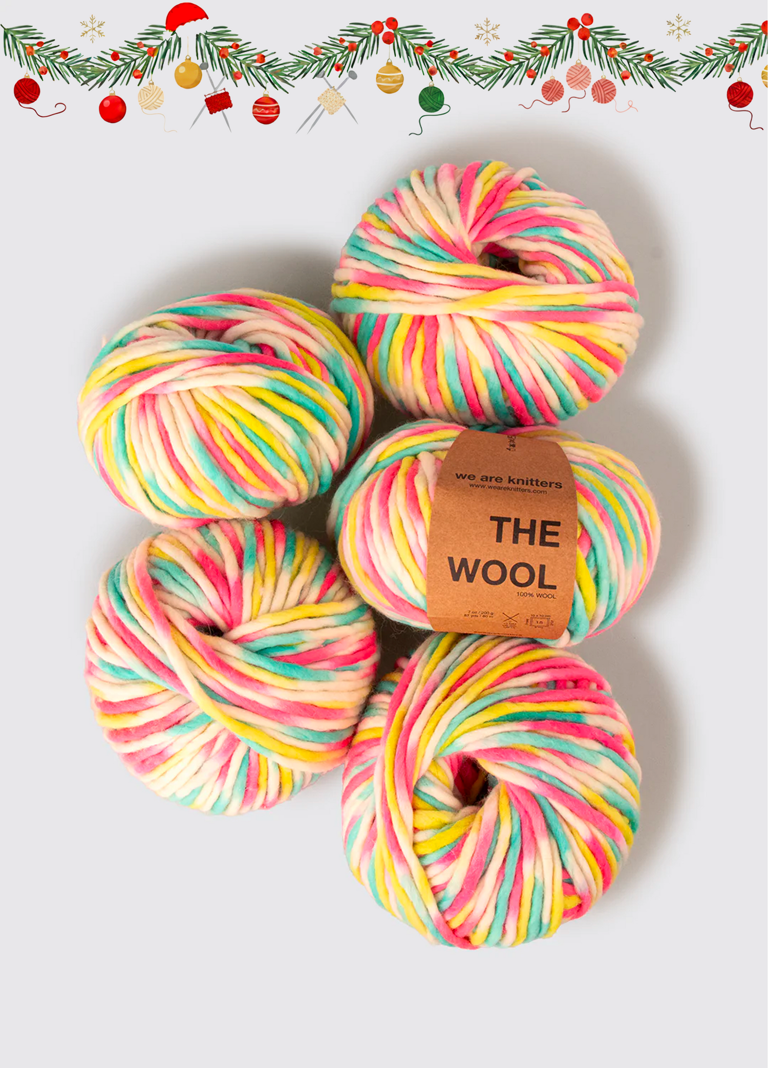 5 Pack of The Wool Yarn Balls
