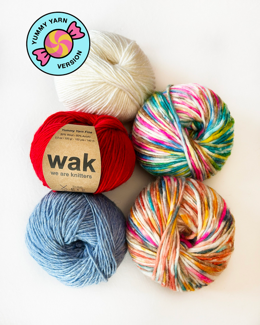 5 Pack of Yummy Yarn Fine Balls