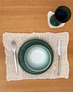 Stitch Sampler Kit: Learn The Basics Knitting Kit - Make your first Placemat & Coasters - Premium Version