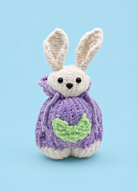 The Knitty Bunny - Easy Mini Knitted Bunny Kit - Cuddle Yarn