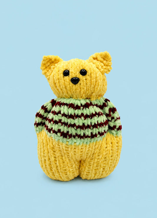The Knitty Kitty - Mini Knitted Cat Kit - Cuddle Yarn