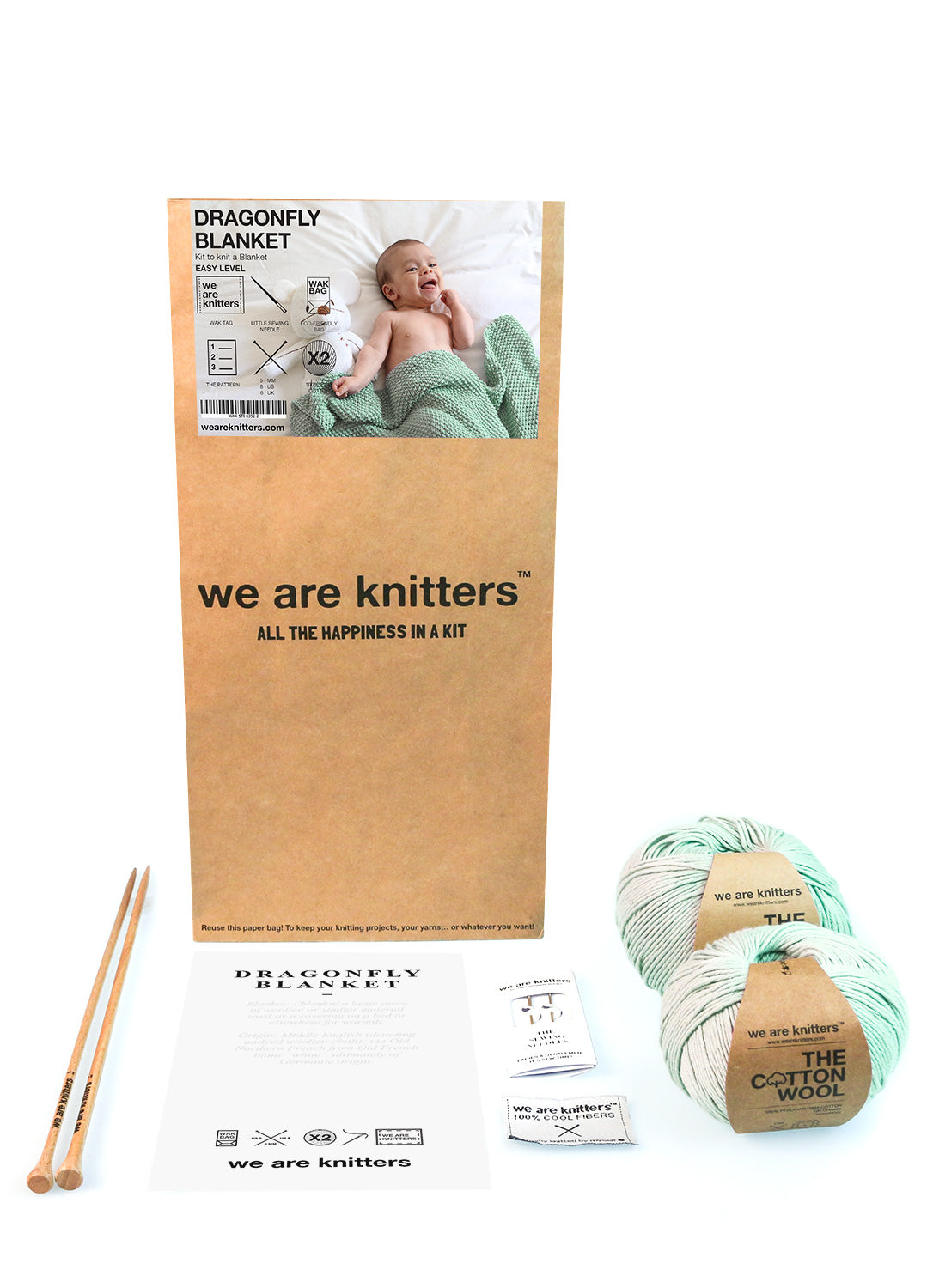 Dragonfly Blanket Kit We are knitters