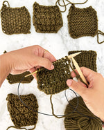 Stitch Sampler Kit: Learn The Basics Knitting Kit - Make your first Snood - Premium Version