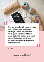 Vega Scarf Kit - Yummy Yarn Fine Version