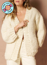 Simone Cardigan Kit -  Yummy Yarn Version