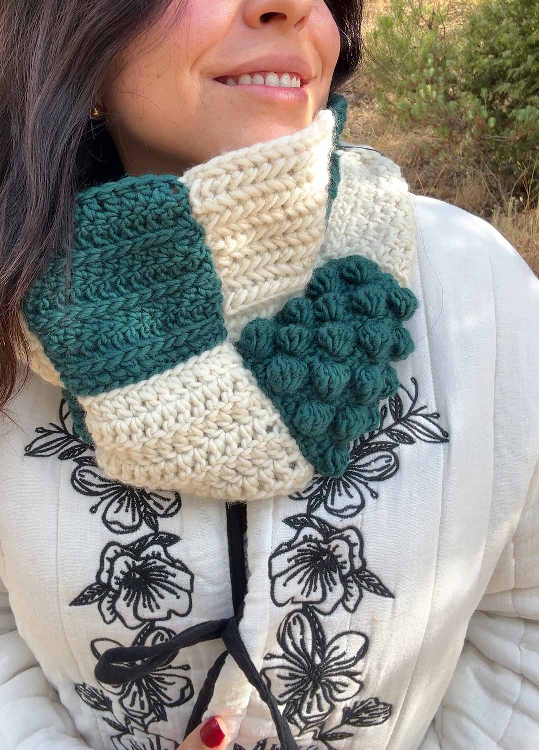 Stitch Sampler "24 days of stitches" Crochet Kit: Learn The Basics