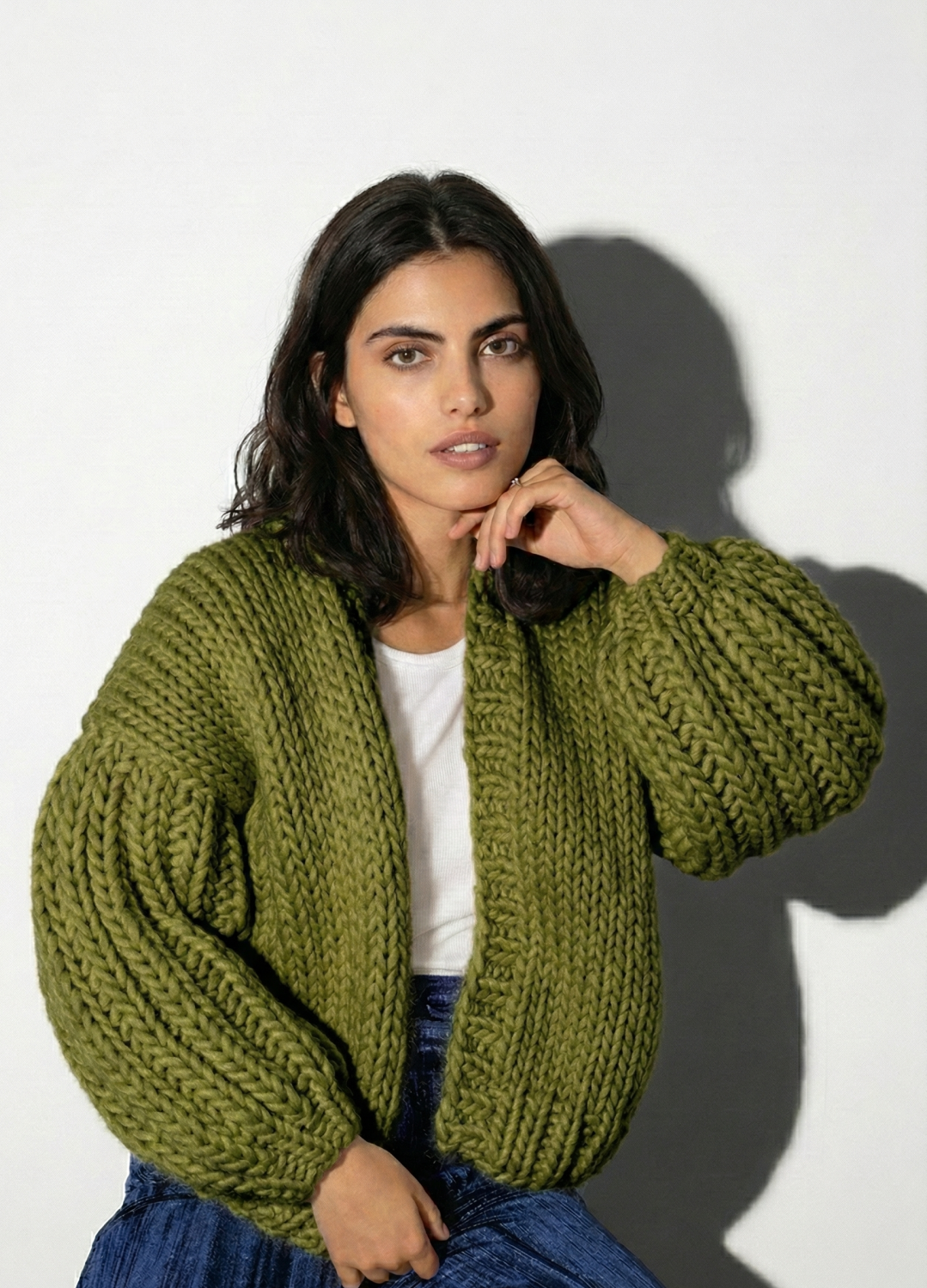 Fresco Cardigan Kit - Yummy Yarn Version